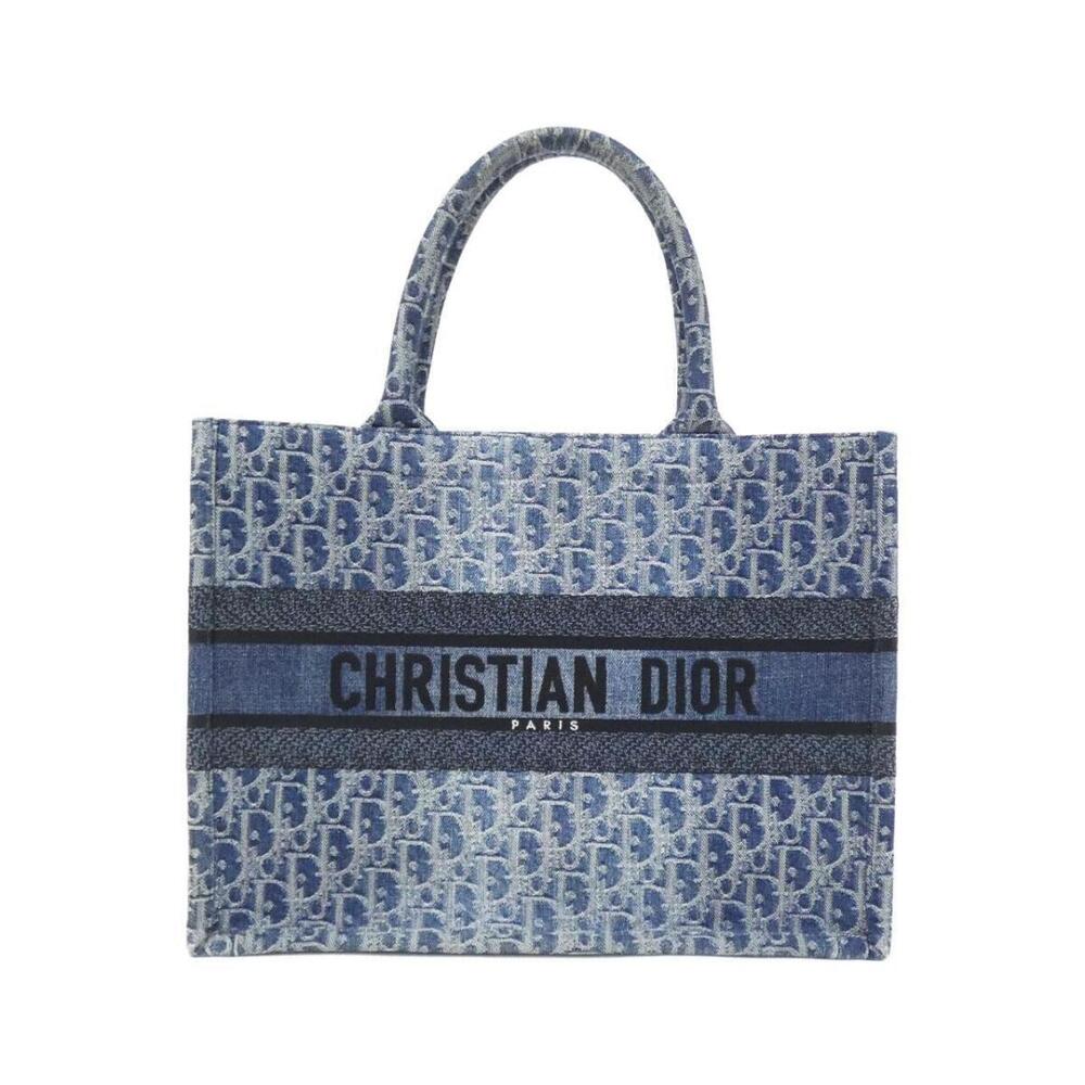 Christian Dior DENIM OBLIQUE Book Tote Bag